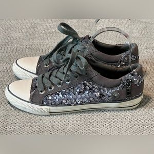 Aldo‎ Sequin Rubber Toe Sneakers 8